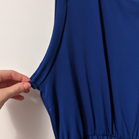 Blue Sleeveless Dress - Picture 5 of 5